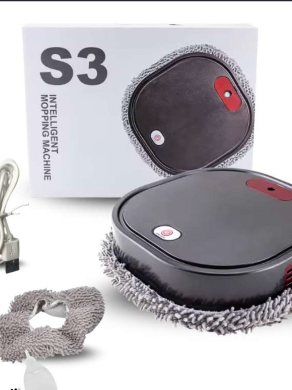 S3 Intelligent Mopping Machine - Black/Grey NWOT